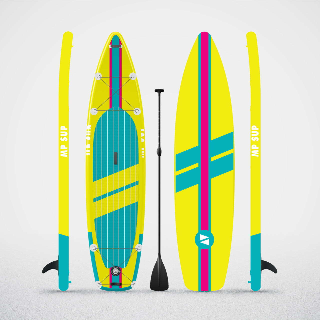 MYSUP Vert/Jaune 10,6 pieds x 32 pouces x 6 pouces Go Pro "Ready"